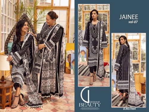 Jainee Vol 7 By Agha Noor Cotton Dress Material Catalog